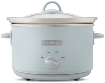 4.5 Quart Manual Slow Cooker – Macaroon Blue - Curated Catalog A9