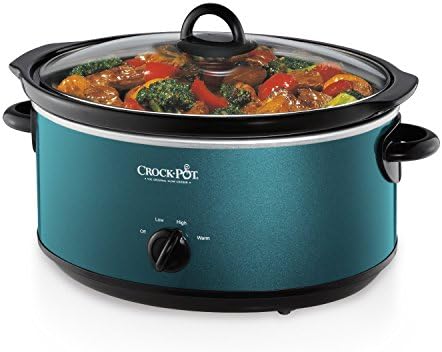 7 Quart Manual Slow Cooker – Turquoise - Curated Catalog D7