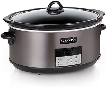 8 Quart Programmable Slow Cooker with Auto Warm - Curated Catalog V8