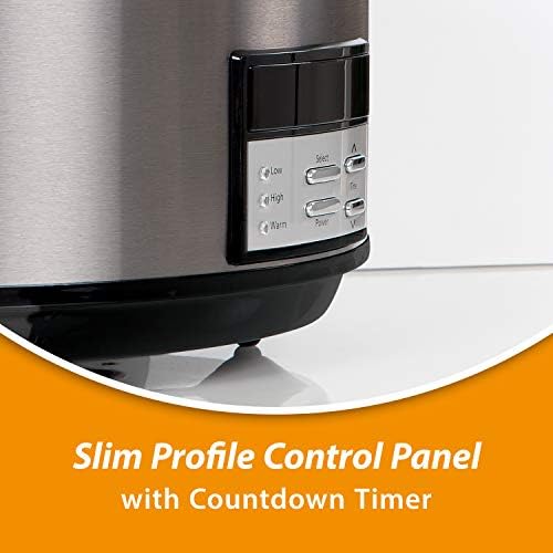 8 Quart Programmable Slow Cooker with Auto Warm - Curated Catalog V8