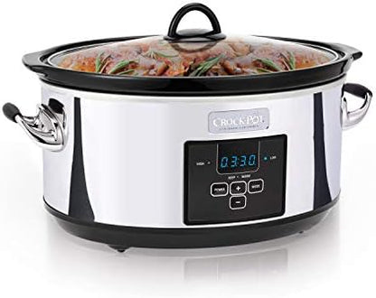 7 Quart Programmable Slow Cooker – Polished Platinum - Curated Catalog N2