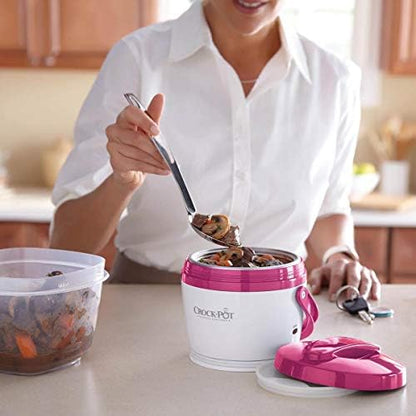 Lunch Crock Portable Food Warmer 20oz – Pink - Curated Catalog K6
