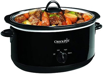 8 Quart Manual Slow Cooker – Black - Curated Catalog A8