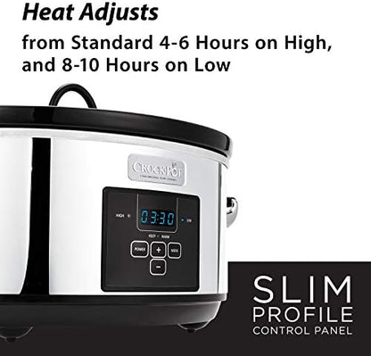 7 Quart Programmable Slow Cooker – Polished Platinum - Curated Catalog N2