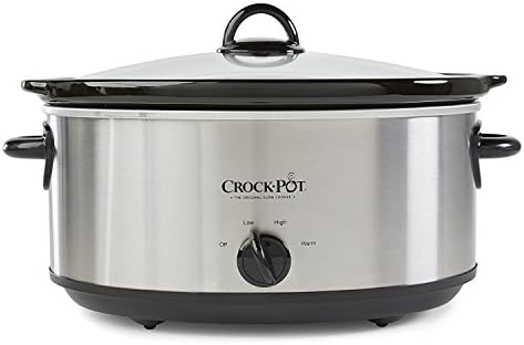 7 Quart Oval Manual Slow Cooker – Stainless Steel - Curated Catalog U1