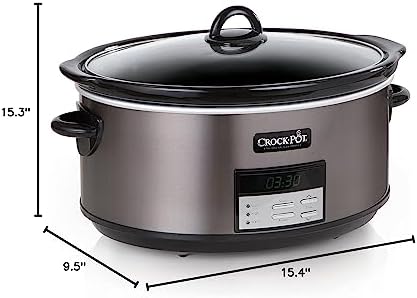 8 Quart Programmable Slow Cooker with Auto Warm - Curated Catalog V8