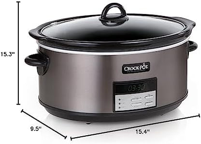 8 Quart Programmable Slow Cooker with Auto Warm - Curated Catalog V8