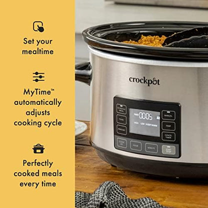 7 Quart Portable Programmable Slow Cooker with Timer - Curated Catalog D5