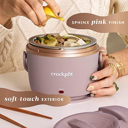 Electric Lunch Box Food Warmer 20oz – Blush Pink - Curated Catalog L7