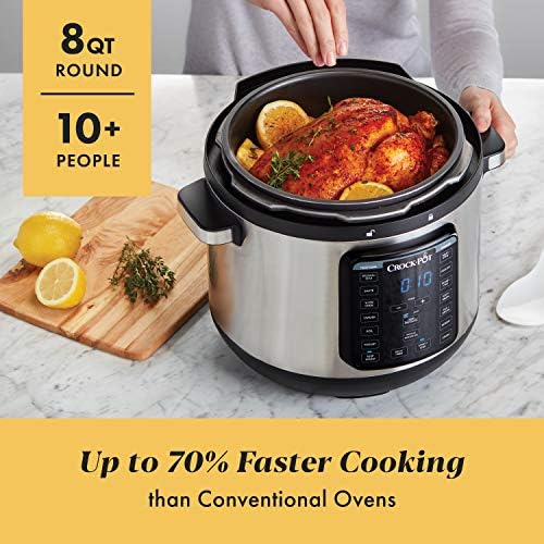 8 Quart Express Crock Multi-Use Pressure Cooker - Curated Catalog B2