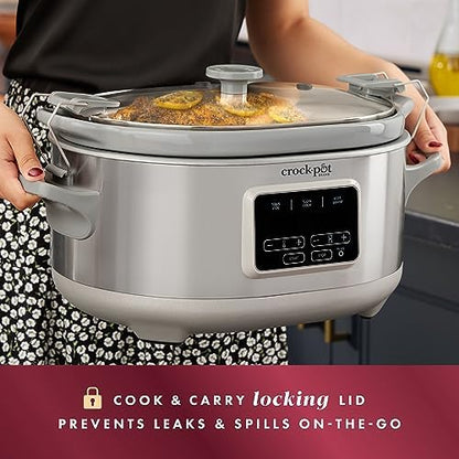 7 Quart Programmable Cook & Carry Slow Cooker - Curated Catalog T9