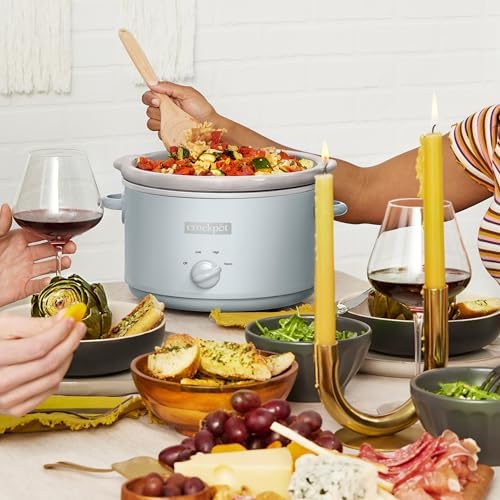 4.5 Quart Manual Slow Cooker – Macaroon Blue - Curated Catalog A9