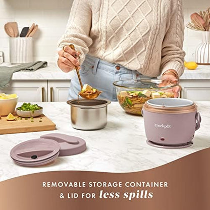 Electric Lunch Box Food Warmer 20oz – Blush Pink - Curated Catalog L7
