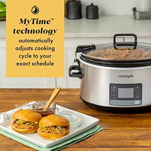 7 Quart Portable Programmable Slow Cooker with Timer - Curated Catalog D5