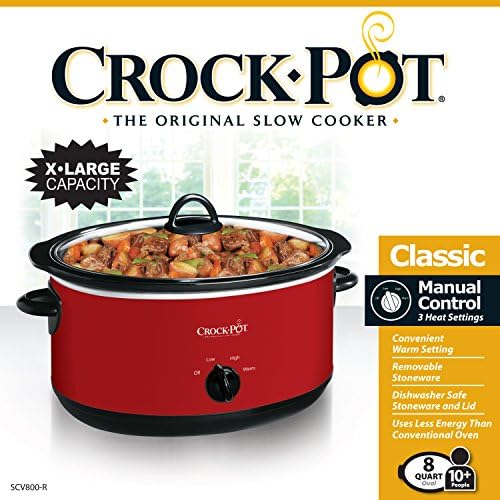 Express Crock 8 Quart Programmable Slow Cooker - Curated Catalog Y7