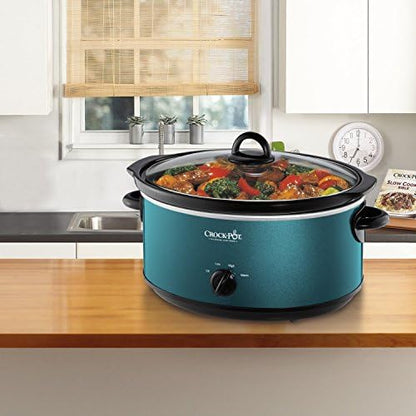 7 Quart Manual Slow Cooker – Turquoise - Curated Catalog K5