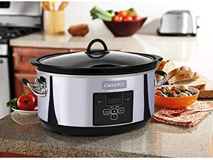 7 Quart Programmable Slow Cooker – Polished Platinum - Curated Catalog N2
