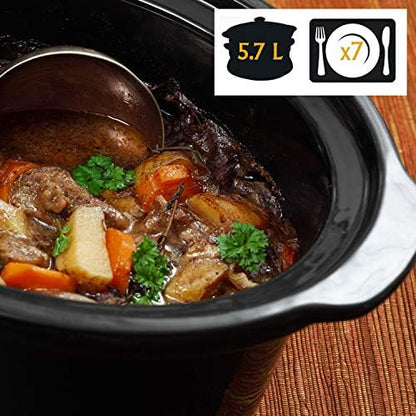 Cook & Carry 6 Quart Portable Slow Cooker - Curated Catalog W1