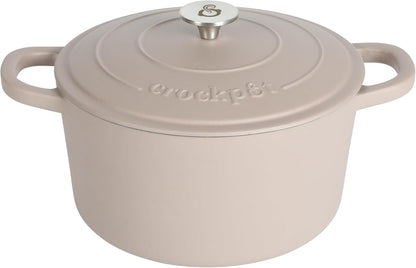 3 Quart Enameled Cast Iron Dutch Oven – Aqua - Curated Catalog K0