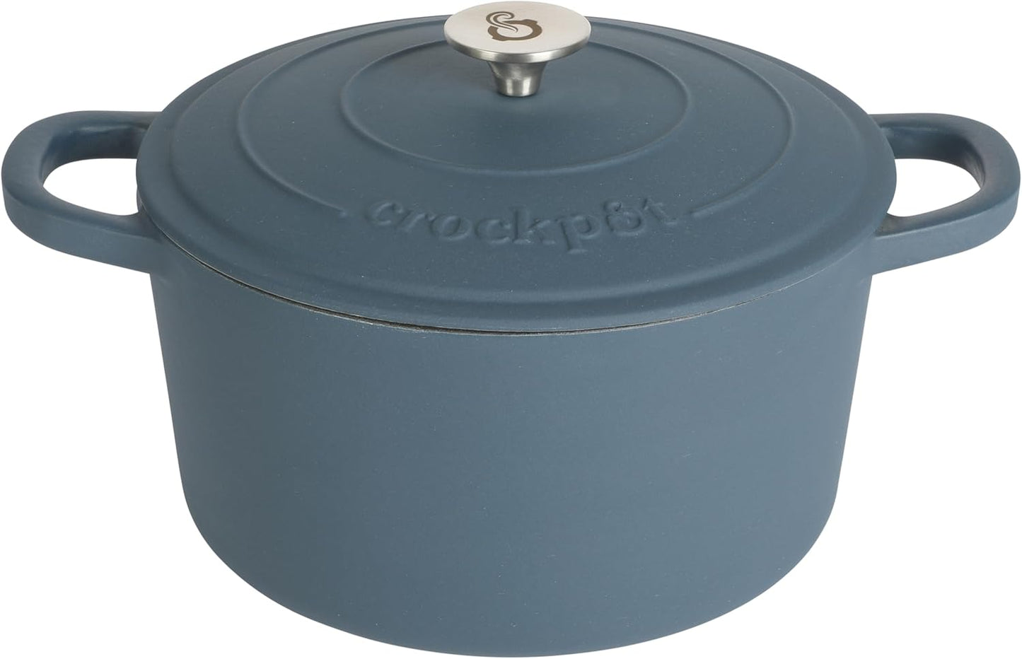 3 Quart Enameled Cast Iron Dutch Oven – Aqua - Curated Catalog K0