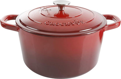 3 Quart Enameled Cast Iron Dutch Oven – Aqua - Curated Catalog K0
