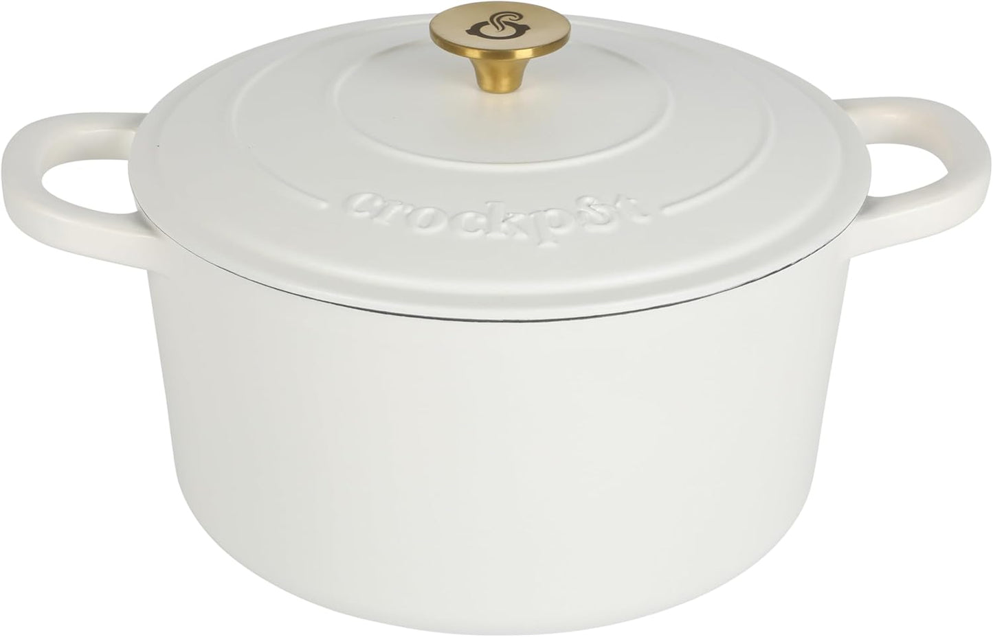 3 Quart Enameled Cast Iron Dutch Oven – Aqua - Curated Catalog K0