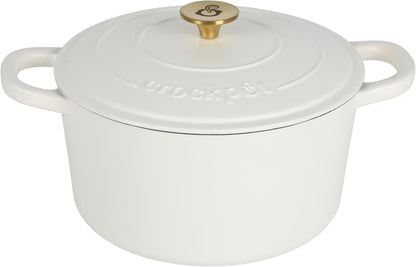 3 Quart Enameled Cast Iron Dutch Oven – Aqua - Curated Catalog K0