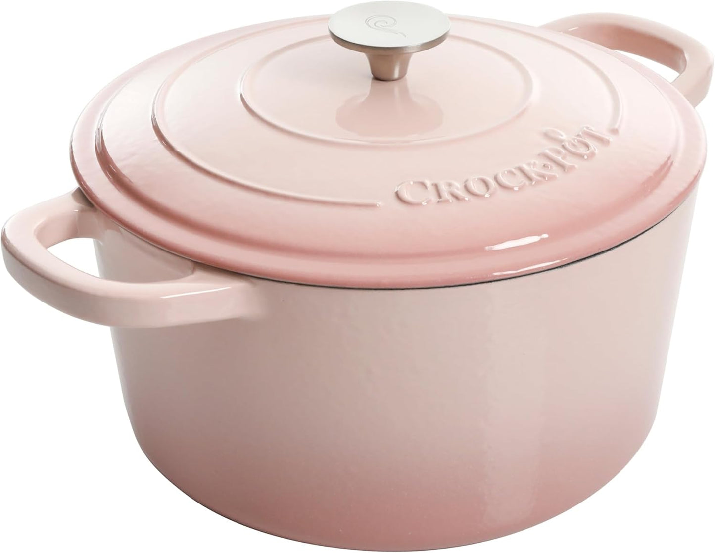 3 Quart Enameled Cast Iron Dutch Oven – Aqua - Curated Catalog K0