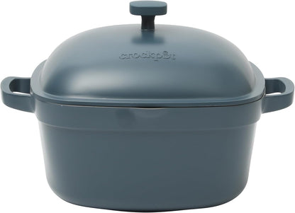 3 Quart Enameled Cast Iron Dutch Oven – Aqua - Curated Catalog M8